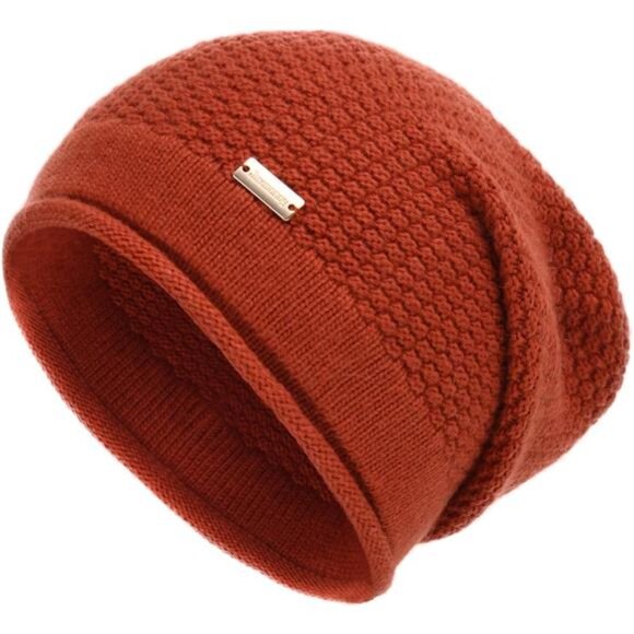 Skull Cap Cashmere Beanie Slouchy Beanies For Women Winter